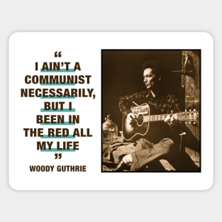 Woody Guthrie Sticker